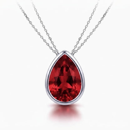 Essential Pear Solitaire Astrology Pendant
