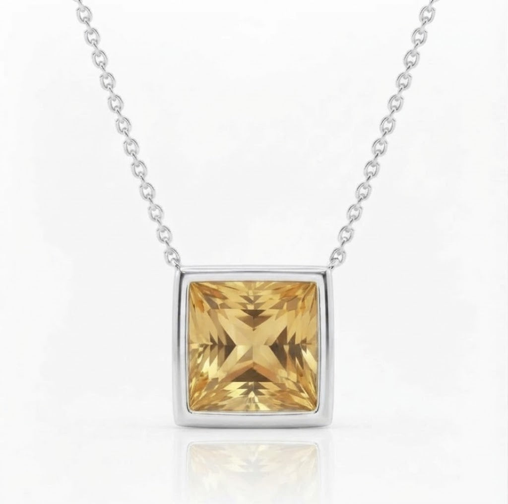 Essential Princess Solitaire Astrology Pendant