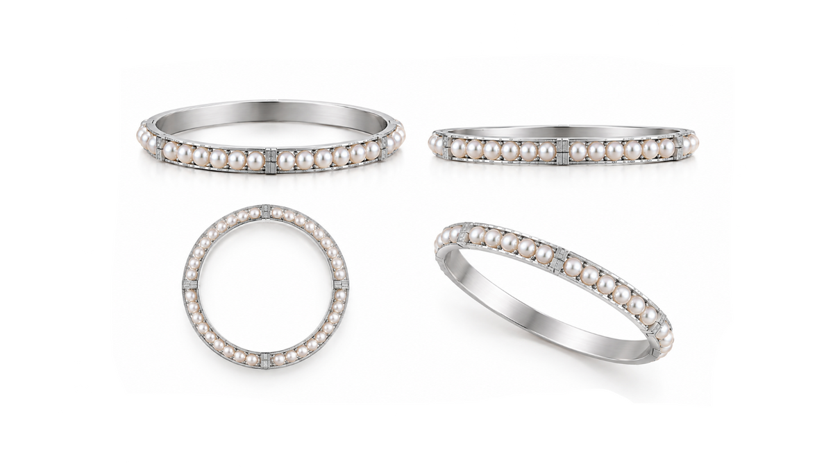 Pearl bangle Collection
