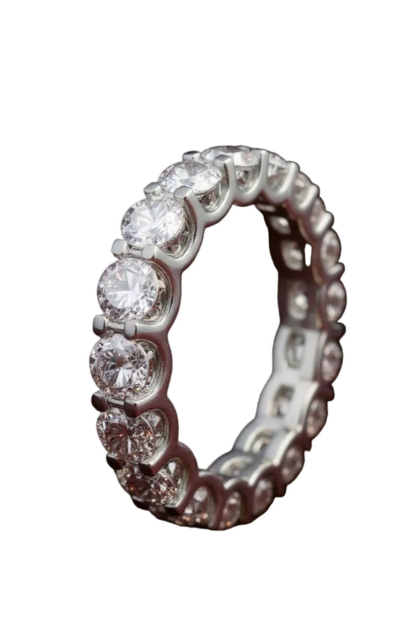 U Shape Prong Oval Band