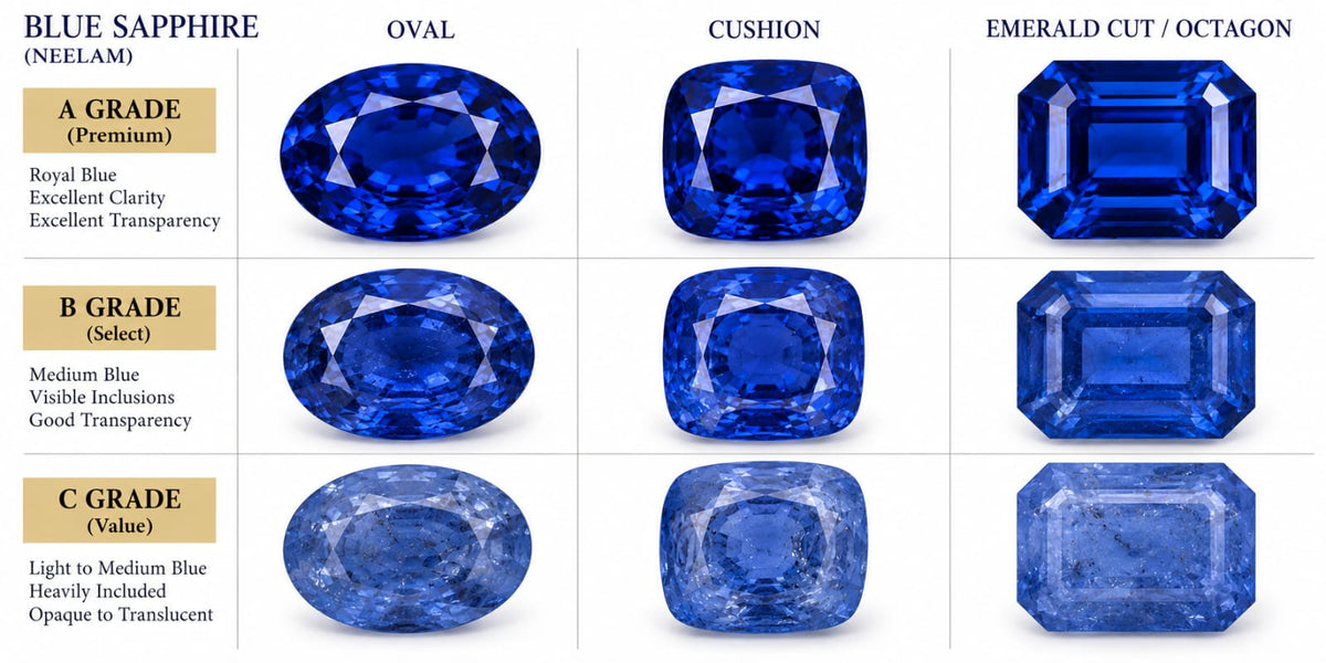 Astro Blue Sapphire Kashmir (Nilam)