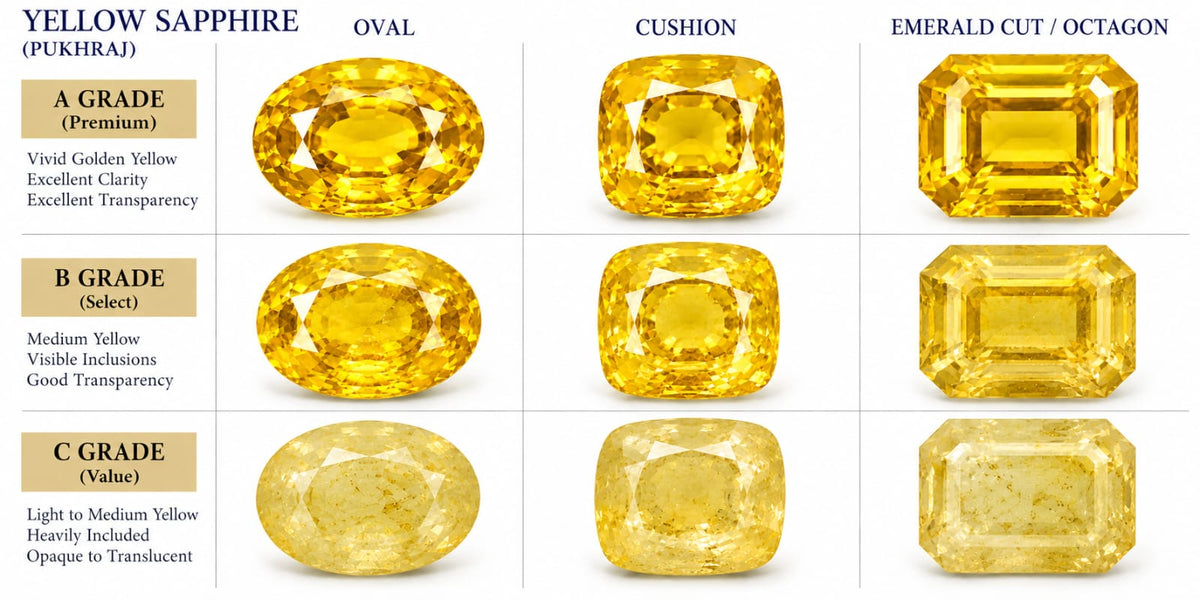 Astro Yellow Sapphire Ceylon/Srilanka (Pukhraj)