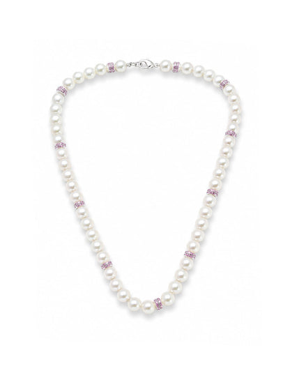 The Lumina Ruby-Pearl Necklace
