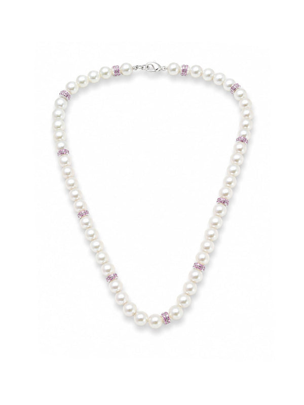 The Lumina Ruby-Pearl Necklace