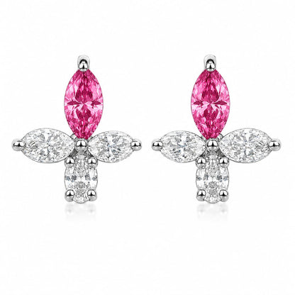 The Marquise Cross Blossom Studs