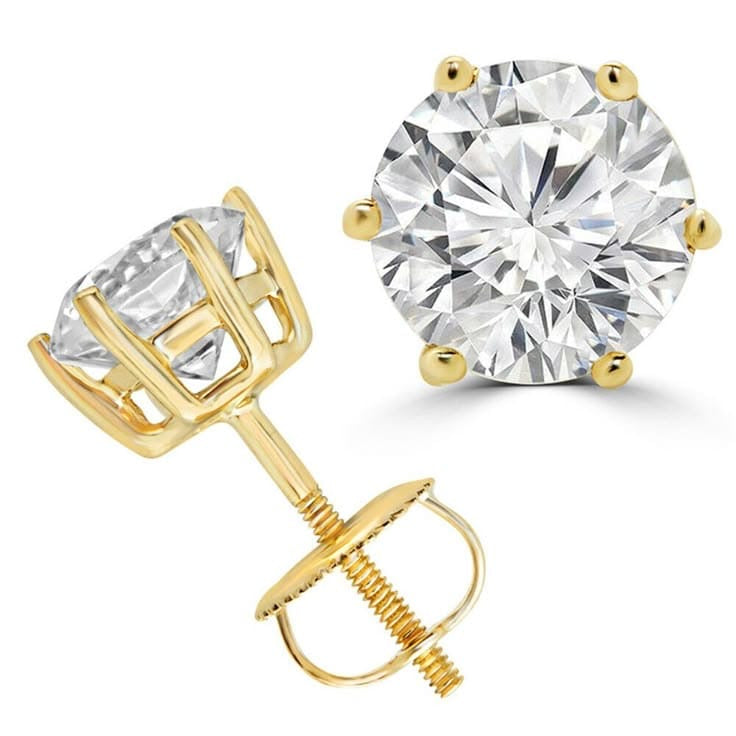 Solitaire stud 1(0.7ct)