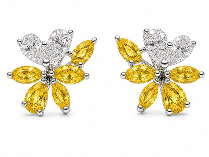 The Grand Flora Asymmetric Blossom Studs