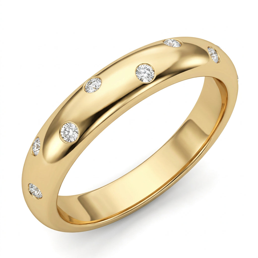 scatterd diamond band