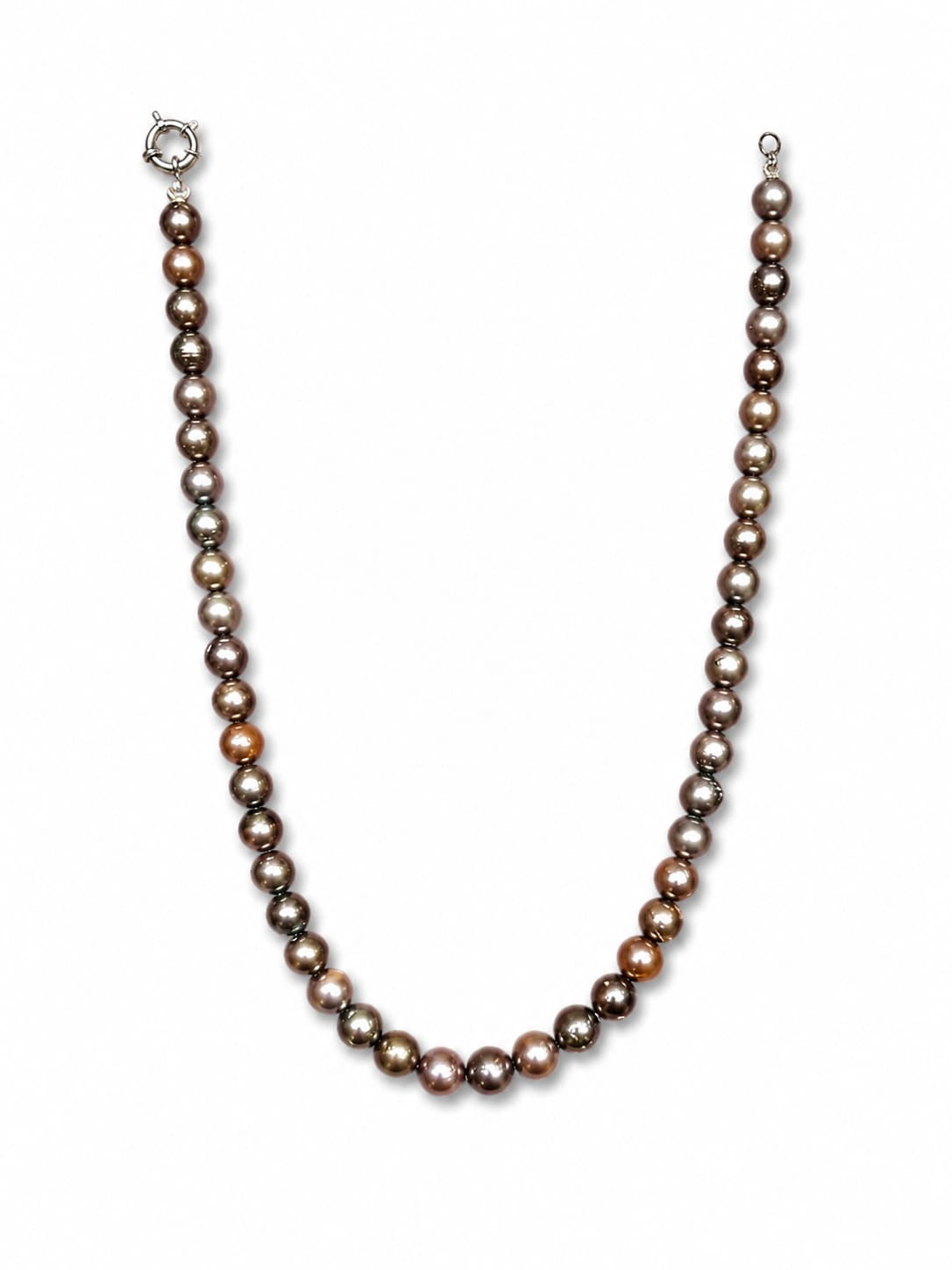 The Obsidian Lumina Black Pearl Strand Necklace