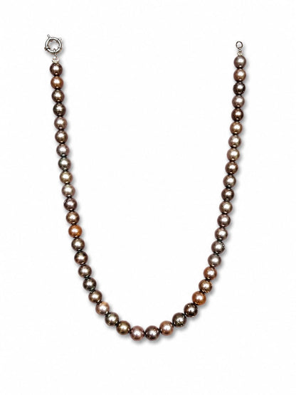 The Obsidian Lumina Black Pearl Strand Necklace